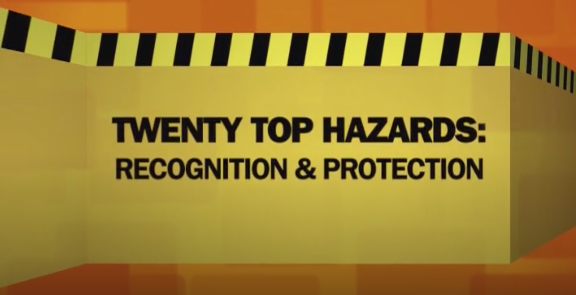 Twenty Top Hazards: Recognition and Protection